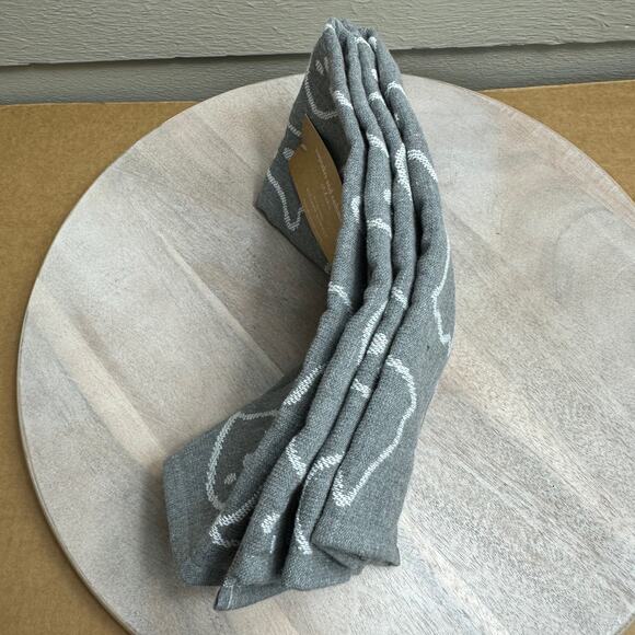 Cupcakes and Cashmere Grey Ghost Kitchen Towel 2 Pack Halloween Towels New - Picture 9 of 12